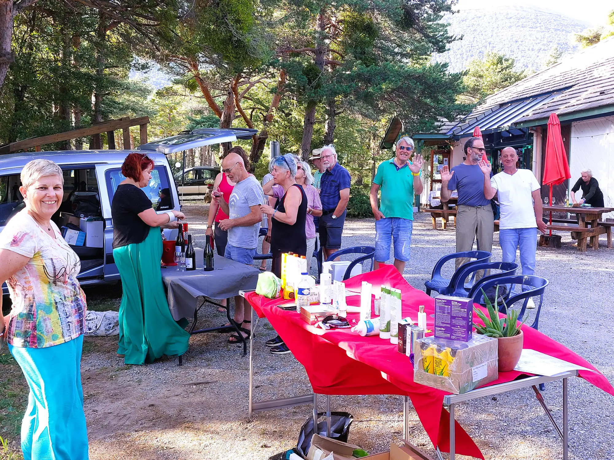 vacanciers du camping du chevalet à aspres sur buech