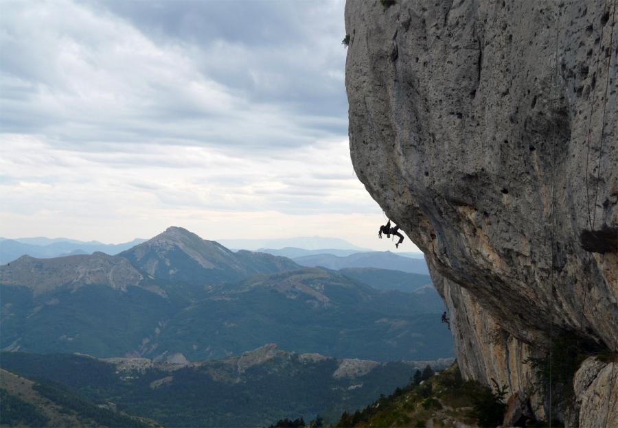 Site d'escalade d'Agnielles dans les Hautes-Alpes
